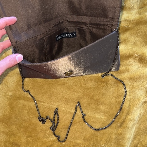 Charming Charlie’s Evening Sequin & Satin Clutch - Picture 4 of 8